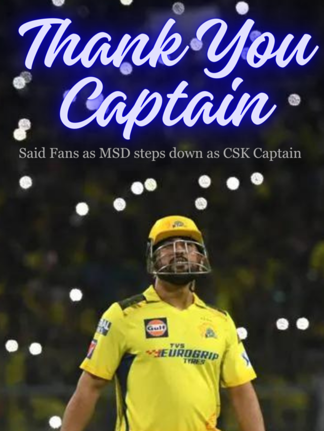 MS-Dhoni ThankYou