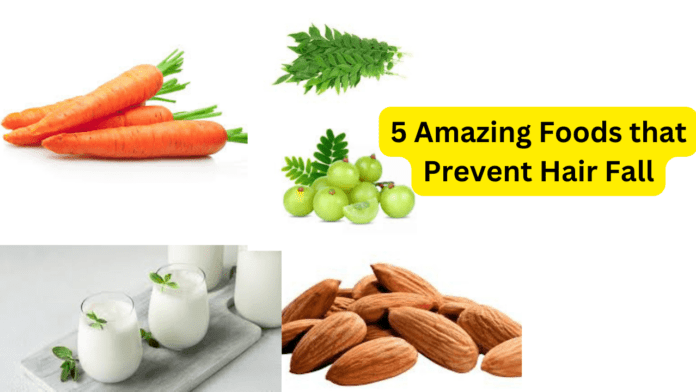 Foods that Prevent Hair Fall